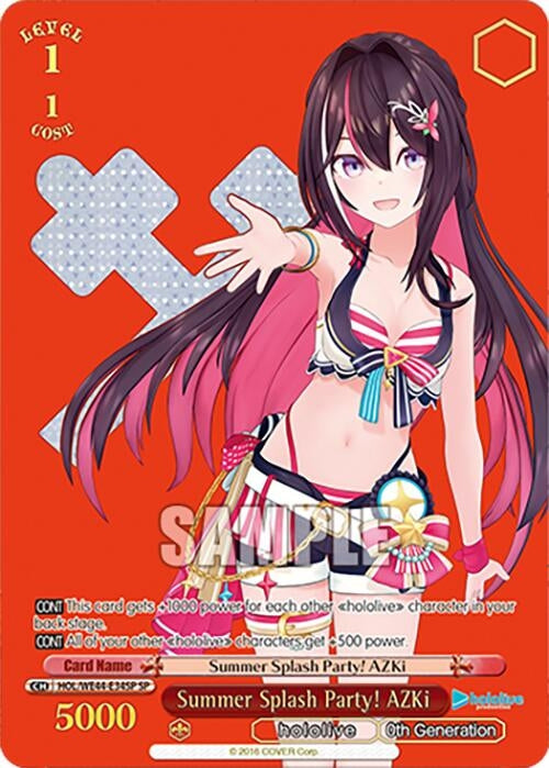 Summer Splash Party! AZKi (SP) (4434) [HOL] - Weiss Schwarz Single