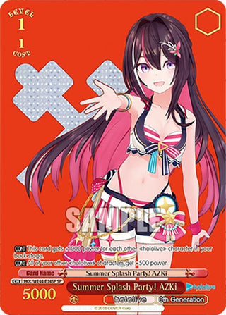 Summer Splash Party! AZKi (SP) (4434) [HOL] - Weiss Schwarz Single