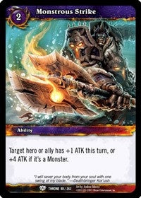 Monstrous Strike - WoW Single