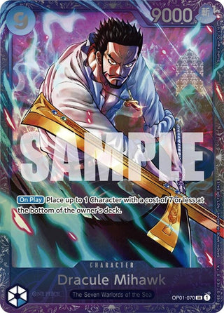 Dracule Mihawk (Treasure Cup 2024) (1070) (OP-PR) - One Piece Card Game Single