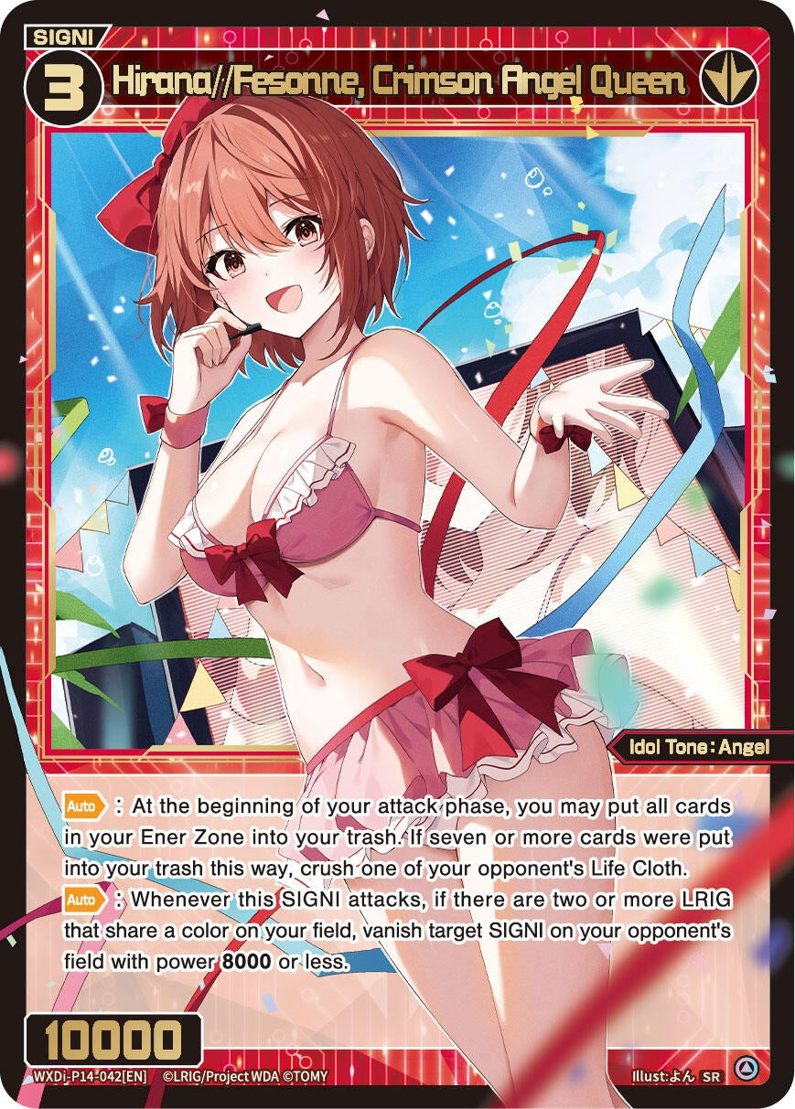 Hirana//Fesonne Crimson Angel Queen (14042) [WXDi-P14] - WIXOSS Single
