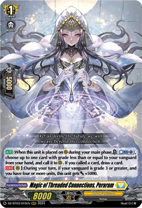 Magic of Threaded Connections Peraram (3015) [DZ-BT03] - Cardfight Vanguard Single