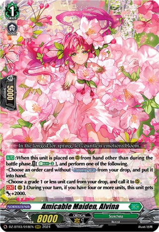 Amicable Maiden Alvina (3018) [DZ-BT03] - Cardfight Vanguard Single