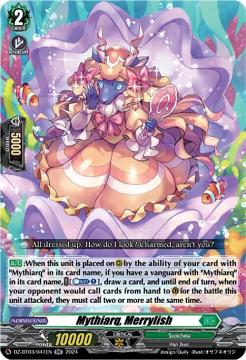 Mythiarq Merrylish (3041) [DZ-BT03] - Cardfight Vanguard Single