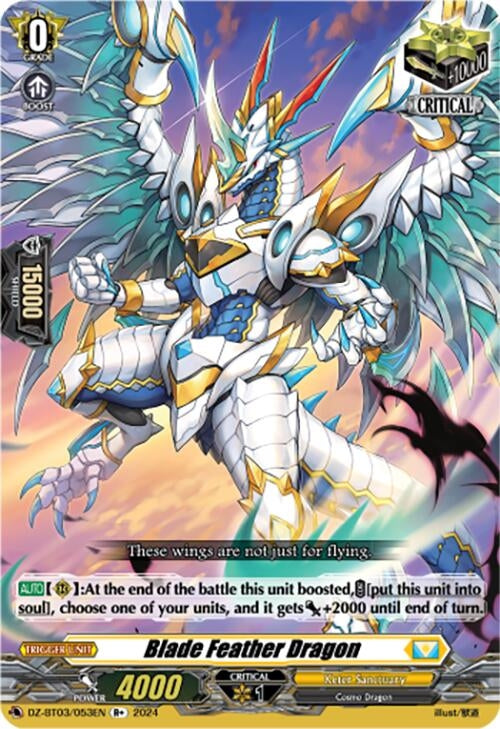 Blade Feather Dragon (R + ) (3053) [DZ-BT03] - Cardfight Vanguard Single