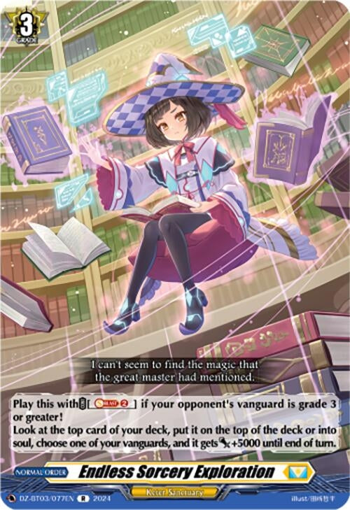 Endless Sorcery Exploration (3077) [DZ-BT03] - Cardfight Vanguard Single