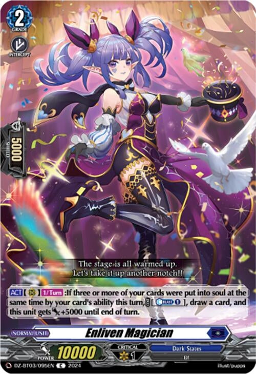 Enliven Magician (3095) [DZ-BT03] - Cardfight Vanguard Single