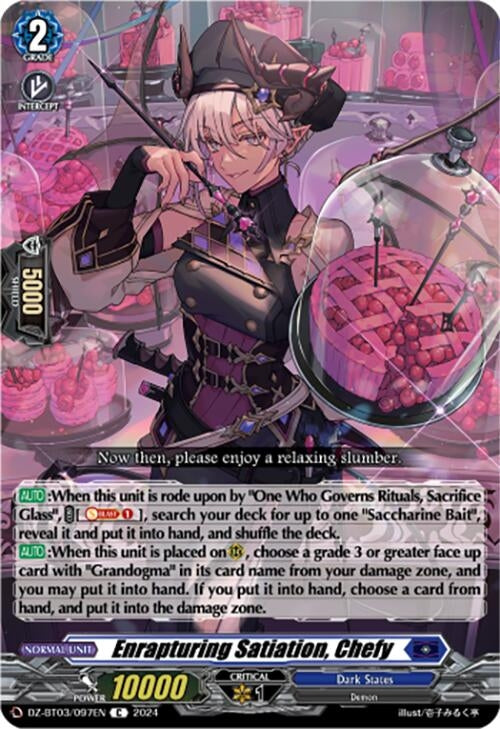 Enrapturing Satiation Chefy (3097) [DZ-BT03] - Cardfight Vanguard Single