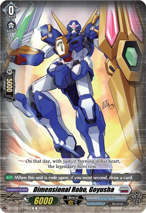 Dimensional Robo Goyusha (3110) [DZ-BT03] - Cardfight Vanguard Single