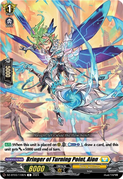 Bringer of Turning Point Aion (3118) [DZ-BT03] - Cardfight Vanguard Single