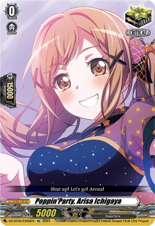 Poppin’Party Arisa Ichigaya (EX) (305) [DZ-BT03] - Cardfight Vanguard Single