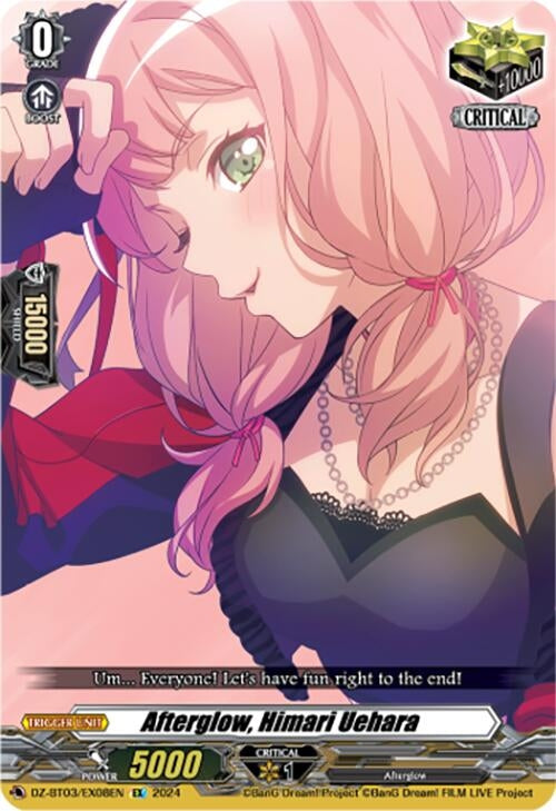 Afterglow Himari Uehara (EX) (308) [DZ-BT03] - Cardfight Vanguard Single