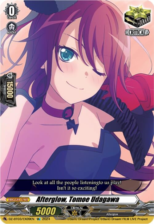 Afterglow Tomoe Udagawa (EX) (309) [DZ-BT03] - Cardfight Vanguard Single