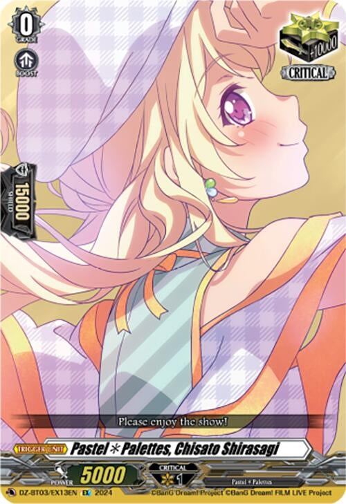 Pastel*Palettes Chisato Shirasagi (EX) (313) [DZ-BT03] - Cardfight Vanguard Single