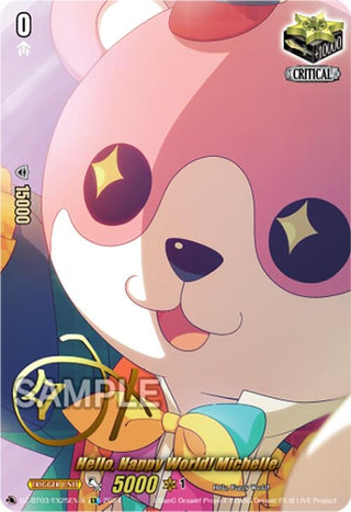 Hello Happy World! Michelle (EX) (Foil) (325) [DZ-BT03] - Cardfight Vanguard Single
