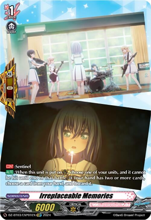 Irreplaceable Memories (EXP) (301) [DZ-BT03] - Cardfight Vanguard Single