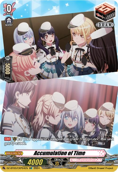 Accumulation of Time (EXP) (304) [DZ-BT03] - Cardfight Vanguard Single