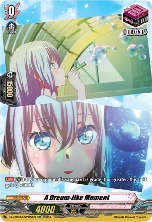 A Dream-like Moment (EXP) (305) [DZ-BT03] - Cardfight Vanguard Single