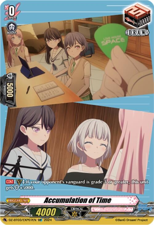 Accumulation of Time (EXP) (DZ-BT03/EXP07EN) (307) [DZ-BT03] - Cardfight Vanguard Single