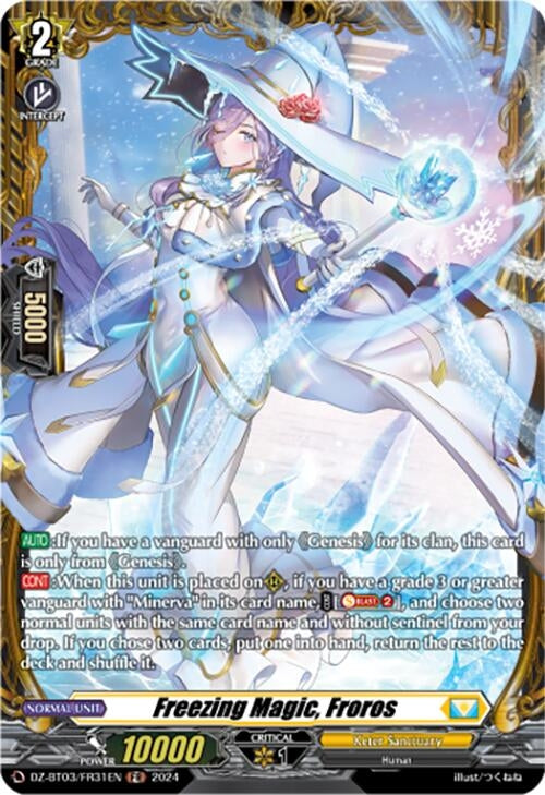 Freezing Magic Froros (FR) (331) [DZ-BT03] - Cardfight Vanguard Single