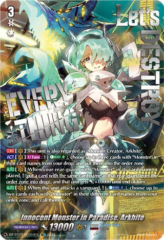 Innocent Monster in Paradise Arkhite (SEC) (304) [DZ-BT03] - Cardfight Vanguard Single