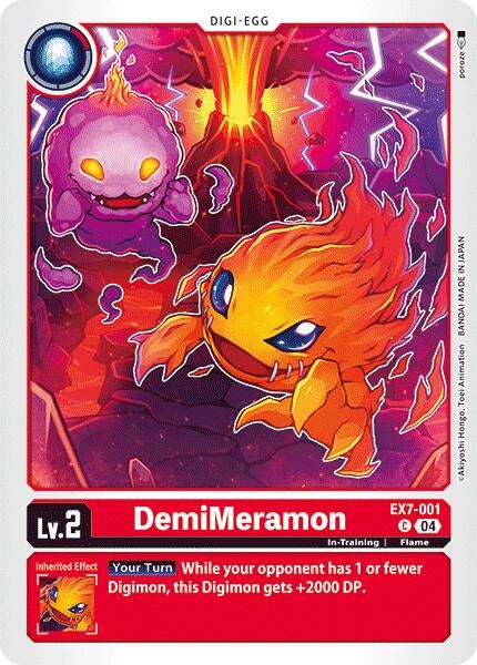 DemiMeramon (7001) [EX07] - Digimon Card Game Single