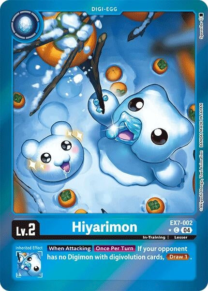 Hiyarimon (Foil) (7002) [EX07] - Digimon Card Game Single