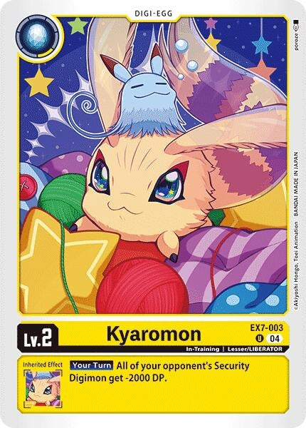 Kyaromon (7003) [EX07] - Digimon Card Game Single