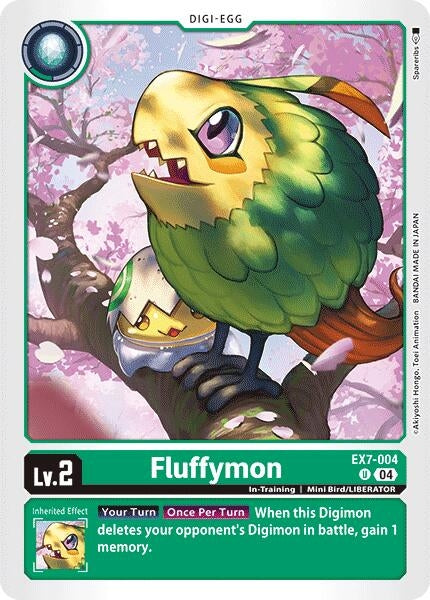 Fluffymon (7004) [EX07] - Digimon Card Game Single