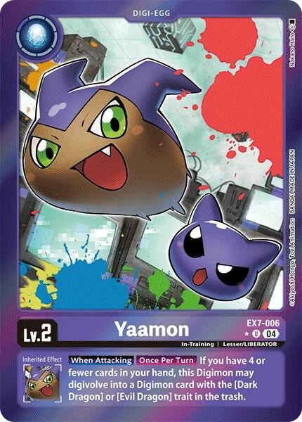Yaamon (Foil) (7006) [EX07] - Digimon Card Game Single
