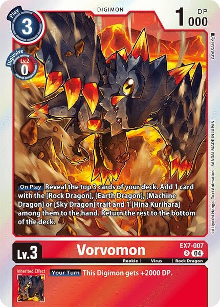 Vorvomon (7007) [EX07] - Digimon Card Game Single