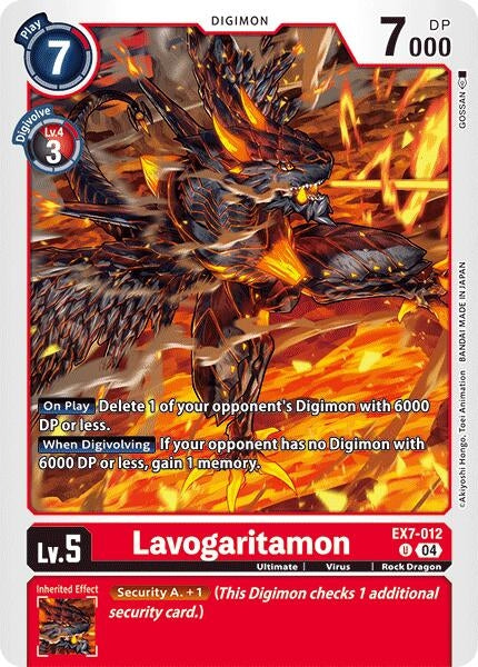 Lavogaritamon (7012) [EX07] - Digimon Card Game Single