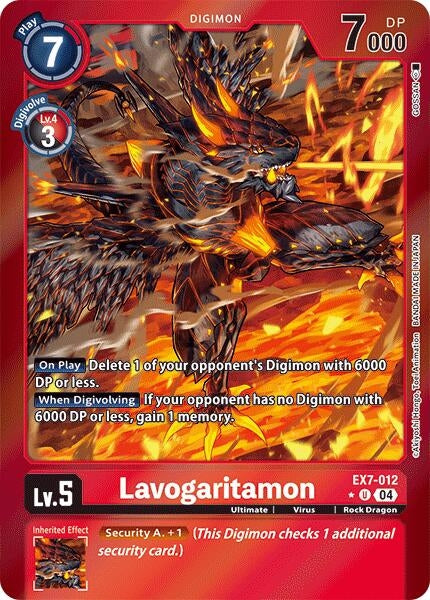 Lavogaritamon (Foil) (7012) [EX07] - Digimon Card Game Single