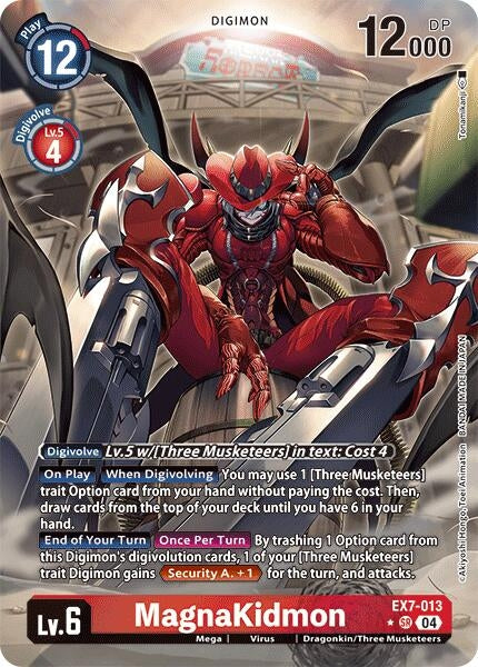 MagnaKidmon (Alternate Art) (7013) [EX07] - Digimon Card Game Single