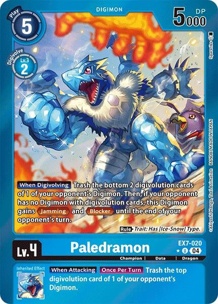 Paledramon (Foil) (7020) [EX07] - Digimon Card Game Single