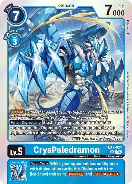 CrysPaledramon (7021) [EX07] - Digimon Card Game Single