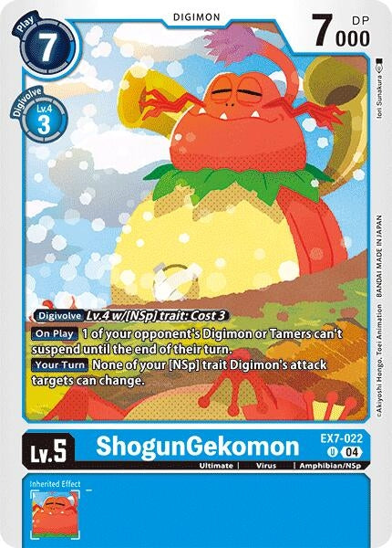 ShogunGekomon (7022) [EX07] - Digimon Card Game Single