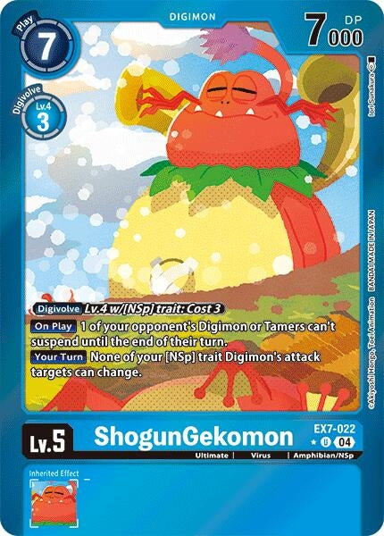 ShogunGekomon (Foil) (7022) [EX07] - Digimon Card Game Single