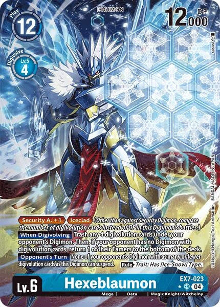 Hexeblaumon (Alternate Art) (7023) [EX07] - Digimon Card Game Single
