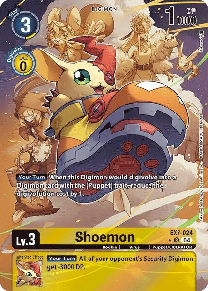 Shoemon (Alternate Art) (7024) [EX07] - Digimon Card Game Single