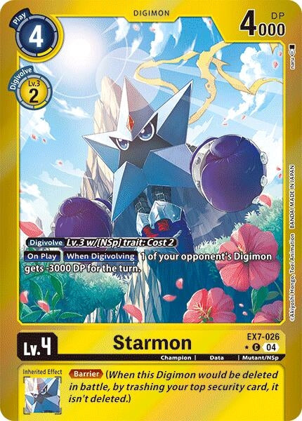 Starmon (Foil) (7026) [EX07] - Digimon Card Game Single