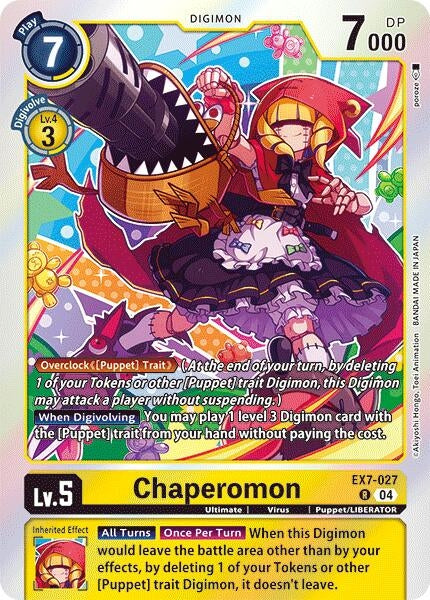 Chaperomon (7027) [EX07] - Digimon Card Game Single