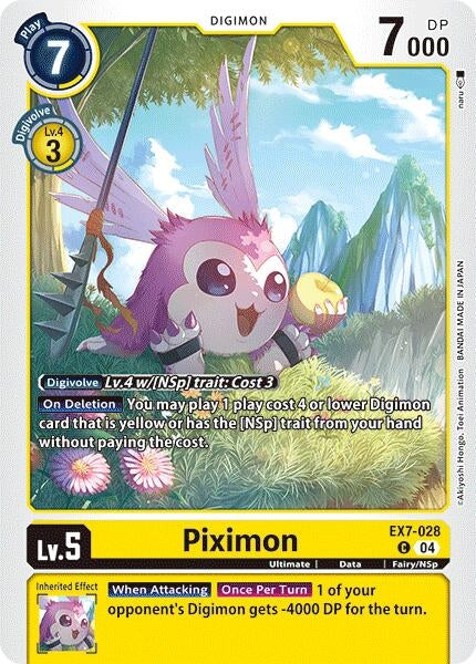 Piximon (7028) [EX07] - Digimon Card Game Single