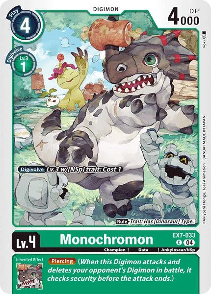 Monochromon (7033) [EX07] - Digimon Card Game Single