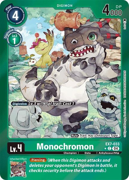 Monochromon (Foil) (7033) [EX07] - Digimon Card Game Single