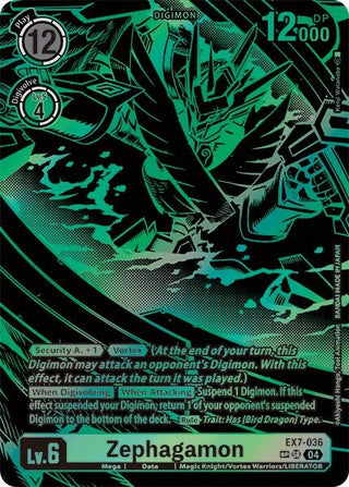 Zephagamon (Textured) (7036) [EX07] - Digimon Card Game Single