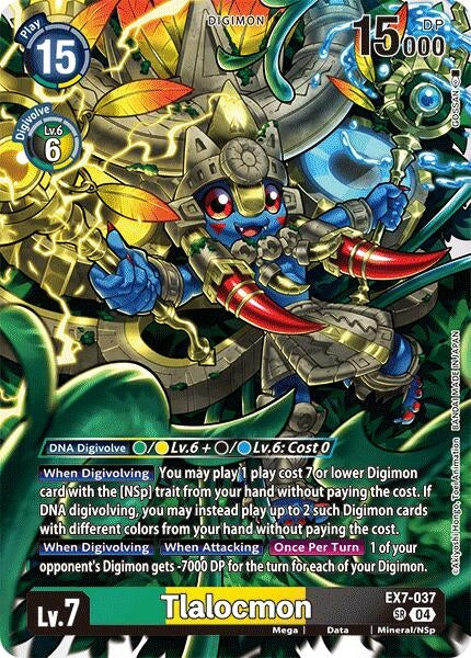 Tlalocmon (7037) [EX07] - Digimon Card Game Single