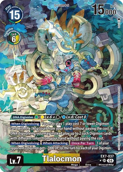 Tlalocmon (Alternate Art) (7037) [EX07] - Digimon Card Game Single