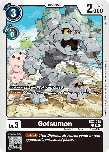 Gotsumon (7038) [EX07] - Digimon Card Game Single