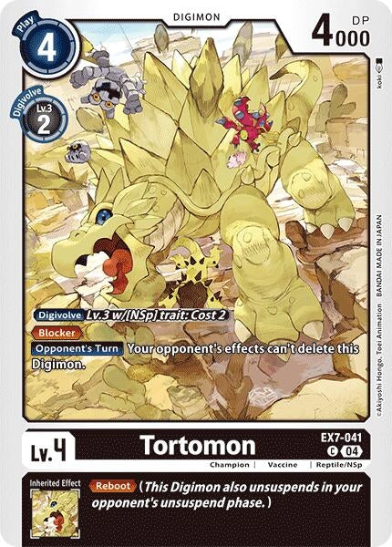 Tortomon (7041) [EX07] - Digimon Card Game Single